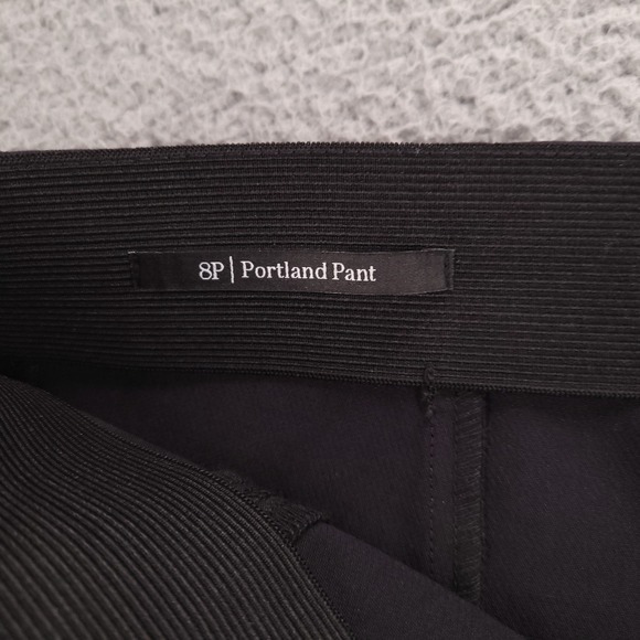 TALBOTS Pants Size 8P Portland Black Slim Leg Ankle Mid Rise 28x25 NEW - Picture 4 of 14